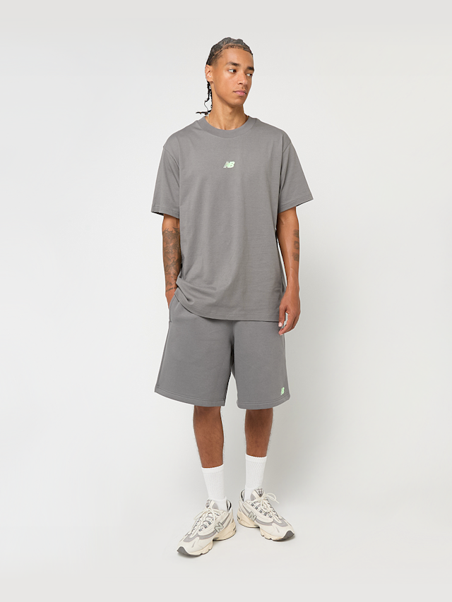 New Balance, French Terry Shorts, grey, Image 5 of 5