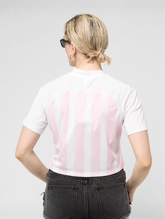 Nike, Sportswear Shortsleeve Crop Football Trend Top, white, Image 2 of 4