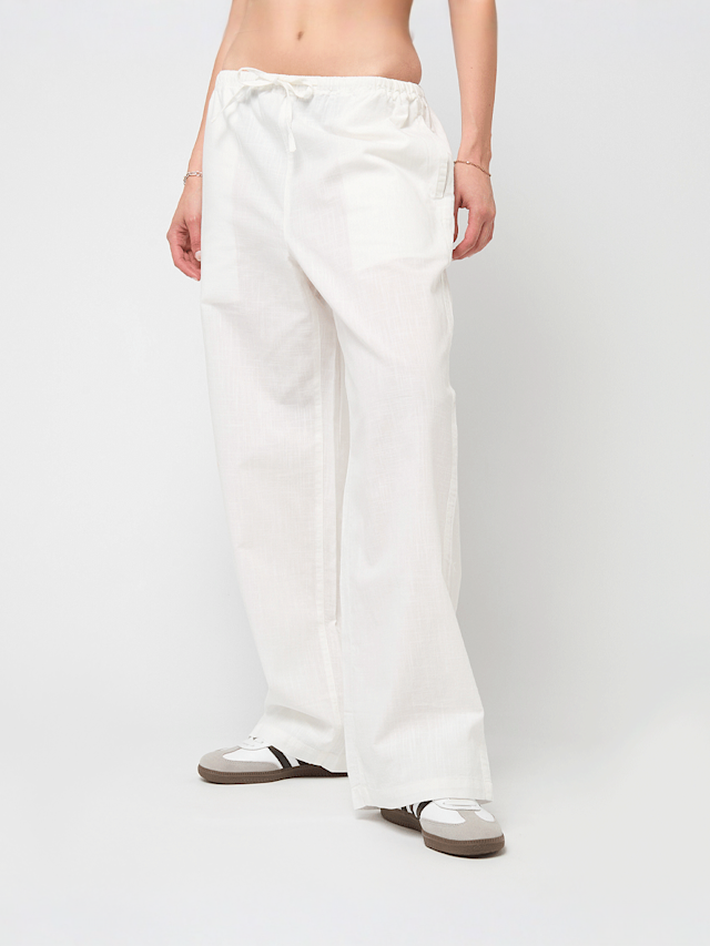 Decibel, Woven Relaxed Pants, white, Image 1 of 4