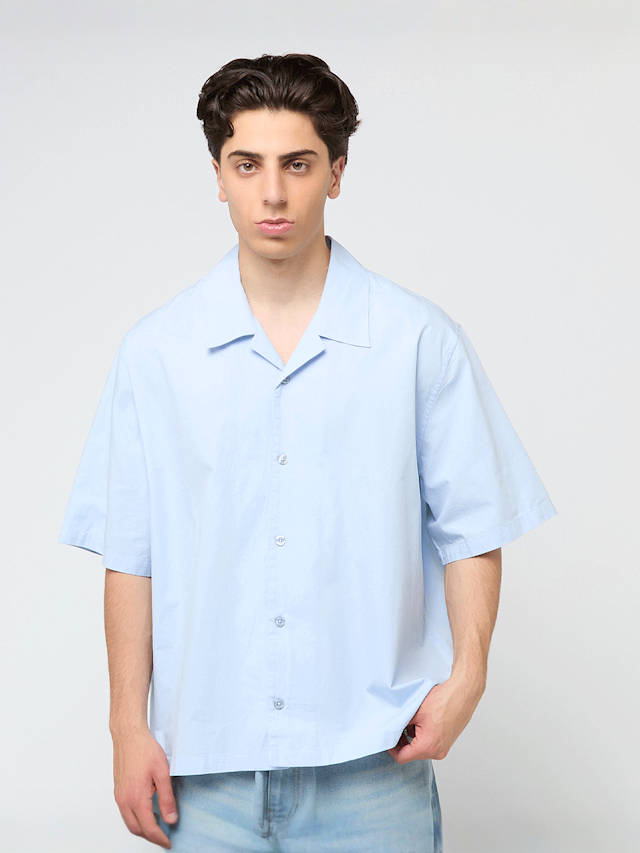 Decibel, Oversized Short Sleeve Shirt, blue, Image 1 of 3