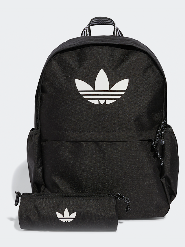 adidas Originals, Backpack With Pencil Case, black, Image 1 of 6
