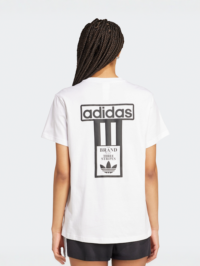 adidas Originals, Adibreak T-Shirt, wit, Afbeelding 2 van 5