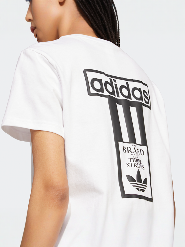 adidas Originals, Adibreak T-Shirt, wit, Afbeelding 4 van 5