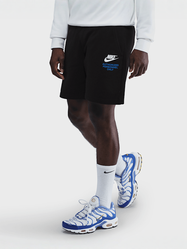 Nike, Sportswear Athletic French-Terry Shorts, black, Image 1 of 5