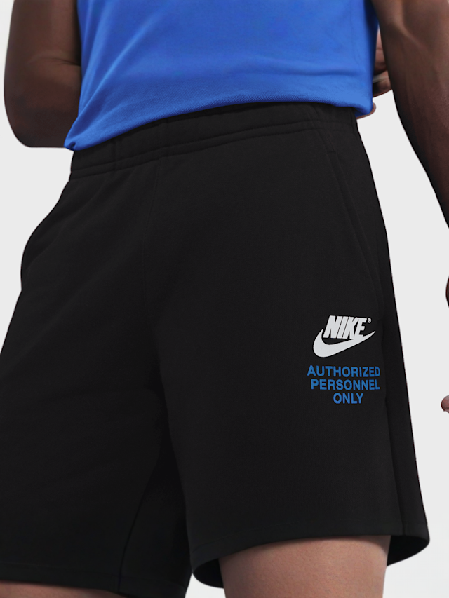 Nike, Sportswear Athletic French-Terry Shorts, black, Image 3 of 5