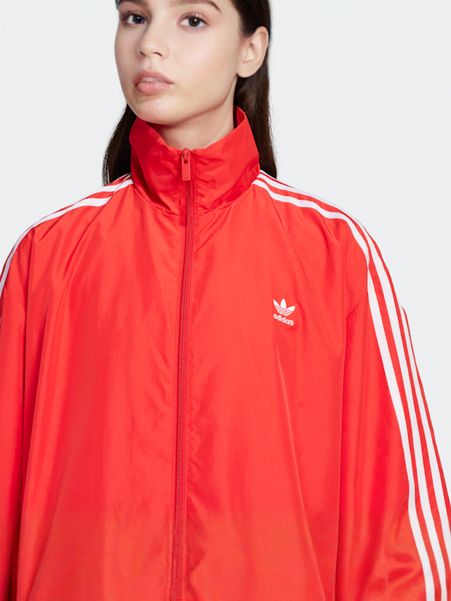 adidas Originals, Firebird Oversized Track Jacket, red, Image 3 of 5