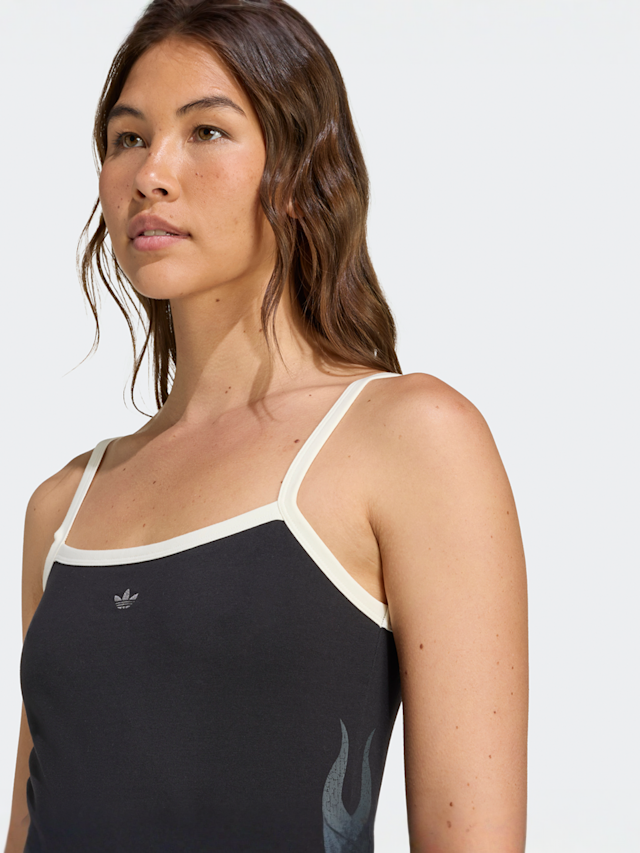 adidas Originals, Tank Top Flames, black, Image 3 of 5
