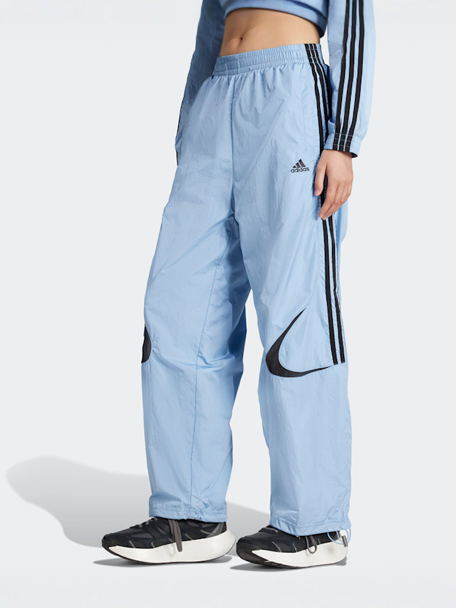 adidas Originals, Teamgeist Adicolor Oversized Track Pants, blue, Image 1 of 5