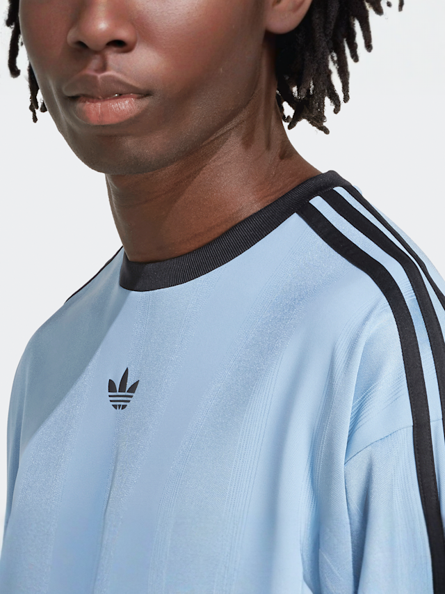 adidas Originals, Jacquard Jersey Longsleeve, blue, Image 3 of 5
