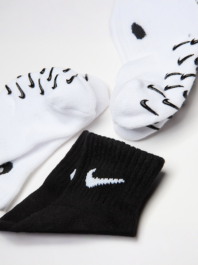 Nike, 3 PACK - NHN  INF/TODD GRIPPER QTR S white/black, wit, Afbeelding 2 van 2