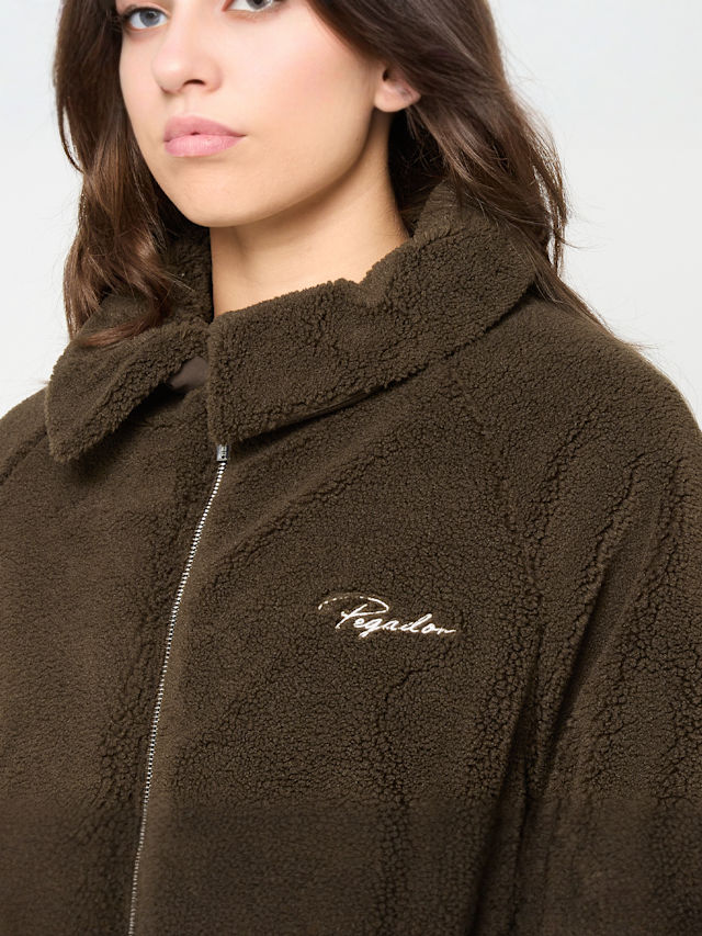 Pegador, LAJA TEDDY JACKET, brown, Image 3 of 5