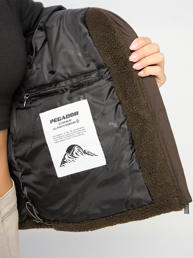 Pegador, LAJA TEDDY JACKET, brown, Image 4 of 5