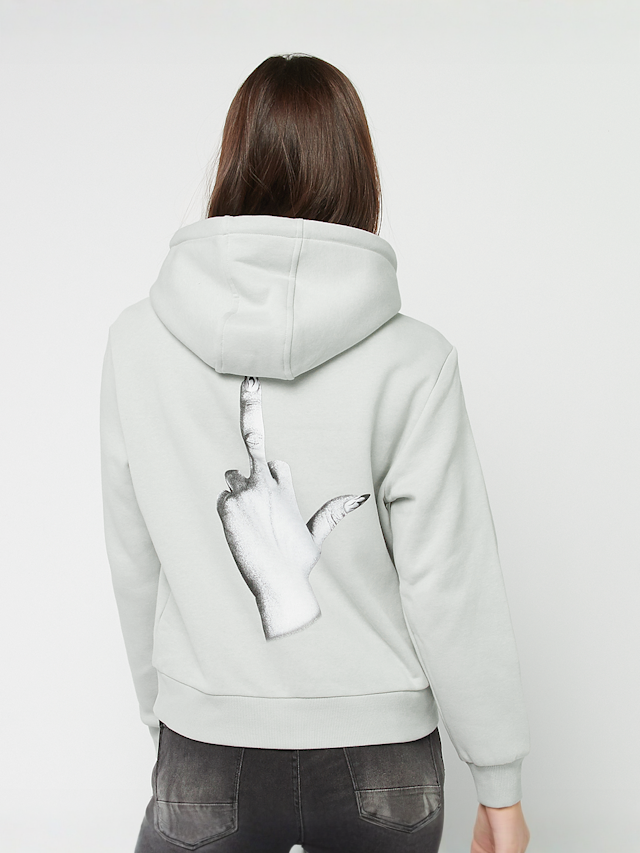 Miss Tee, I Dont Give A Hoody, grey, Image 1 of 5