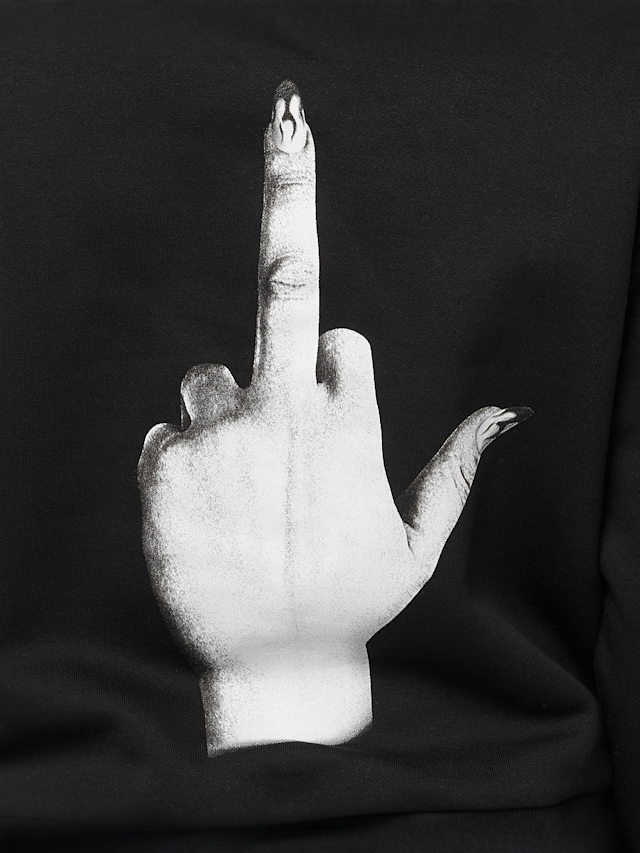 Miss Tee, I Dont Give A Hoody, black, Image 4 of 5