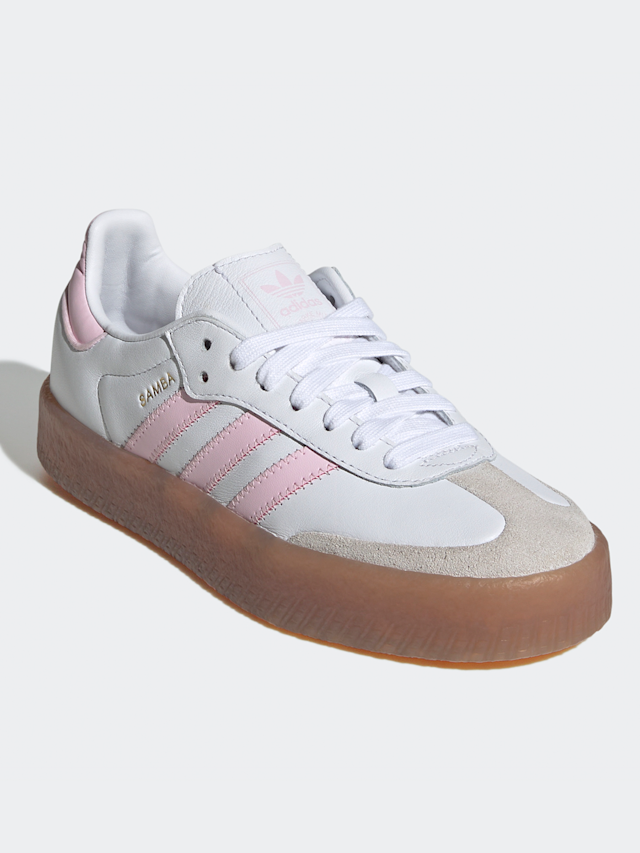 adidas Originals, Sambae (GS), white, Image 3 of 8