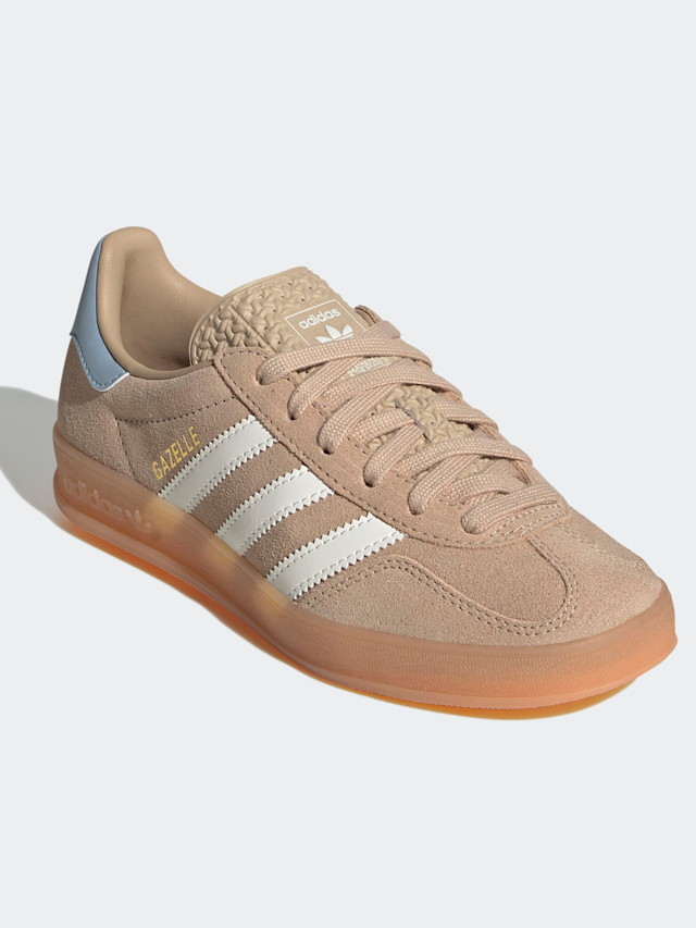 adidas Originals, Gazelle Indoor (GS), beige, Image 3 of 8