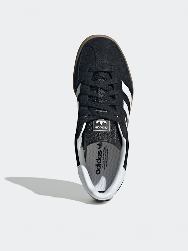 adidas Originals, Gazelle Indoor (GS), black, Image 6 of 8