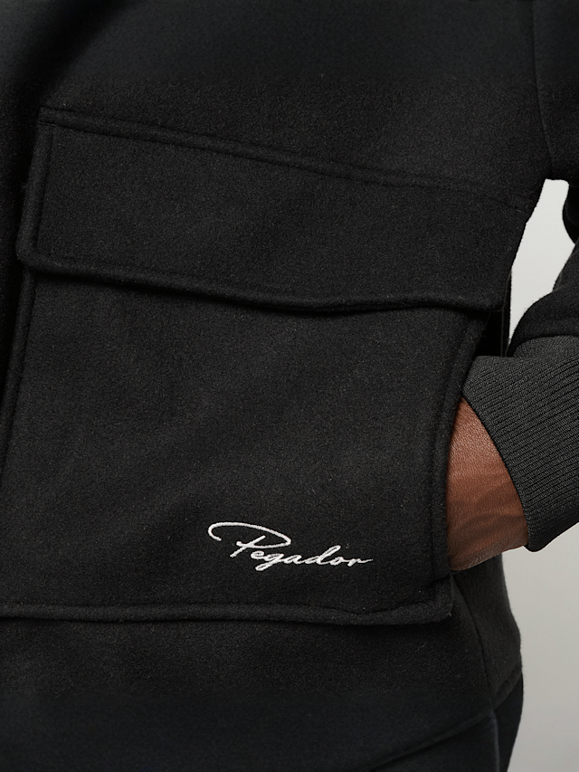 Pegador, AIKEN WOOL BLEND BOMBERJACKET, black, Image 3 of 5