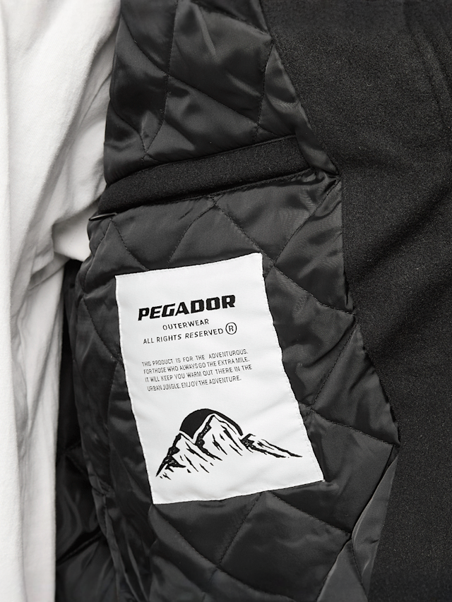 Pegador, AIKEN WOOL BLEND BOMBERJACKET, black, Image 4 of 5