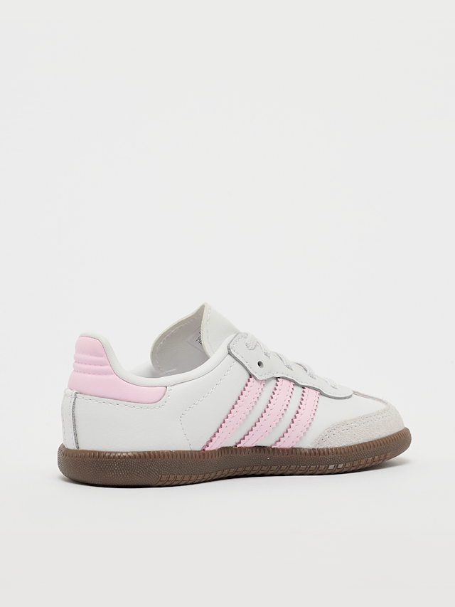 adidas Originals, Samba OG Comfort Closure Elastic Lace Toddlers, light pink, Image 3 of 7