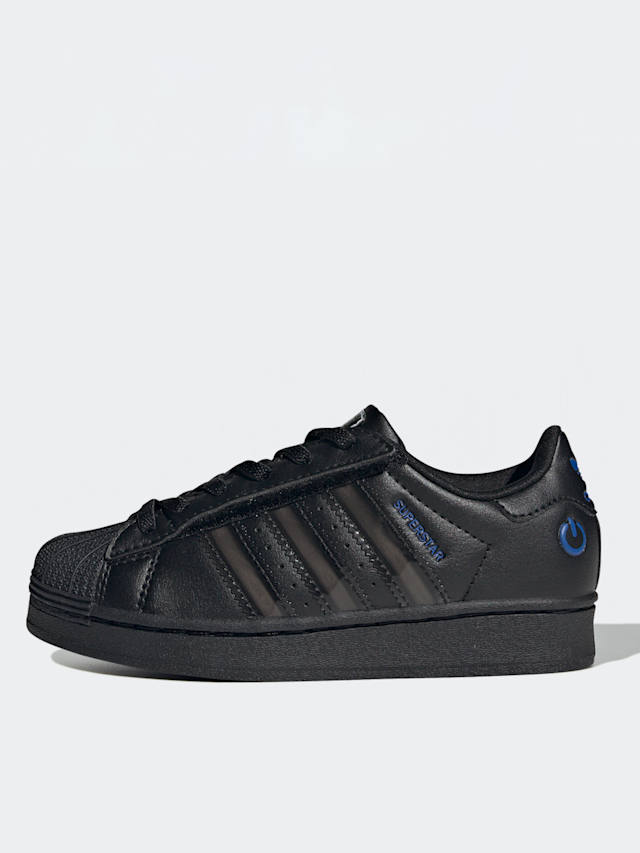 adidas Originals, Superstar LED Lights Comfort Closure Elastic Lace (PS), black, Image 1 of 9