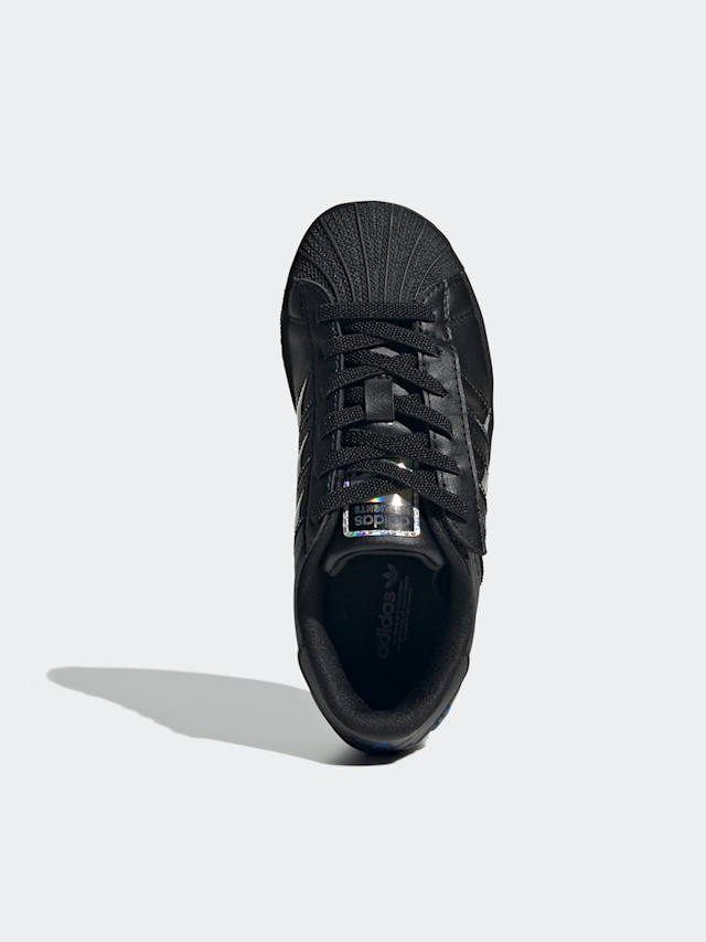 adidas Originals, Superstar LED Lights Comfort Closure Elastic Lace Children, black, Image 6 of 9