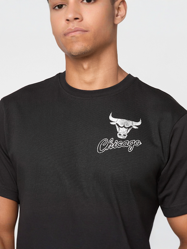 Mitchell & Ness, NBA Chicago Bulls HWC Overlap Graphic Tee, black, Image 3 of 5