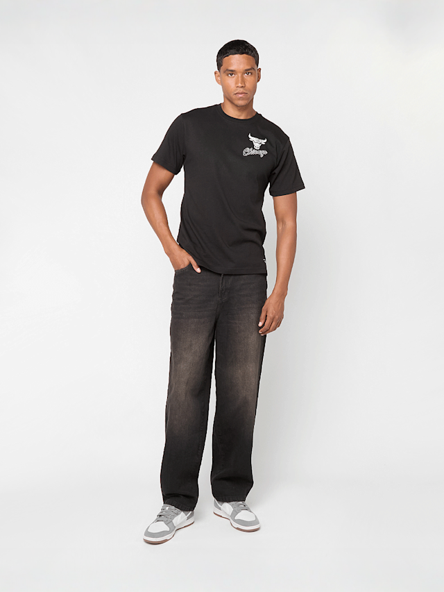 Mitchell & Ness, NBA Chicago Bulls HWC Overlap Graphic Tee, zwart, Afbeelding 5 van 5