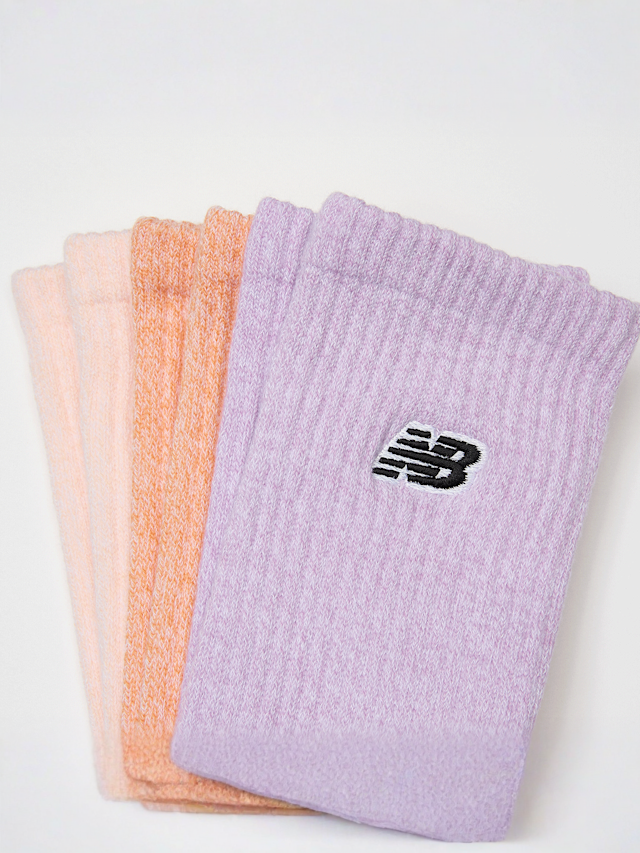 New Balance, 3 PACK - Patch Logo Seasonal Crew, multi-colour, Image 2 of 2