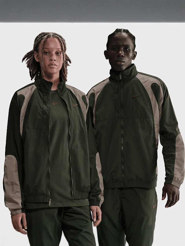 Nike Nocta, M NRG NOCTA CS TRK JKT WVN1 cargo khaki/khaki/smoke grey, green, Image 1 of 7