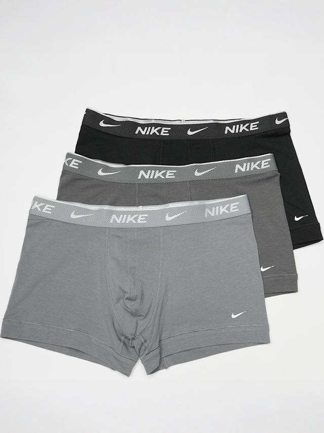 Nike, 3 PACK - Everyday Cotton Stretch Trunk, czarny, Obraz 1 z 2