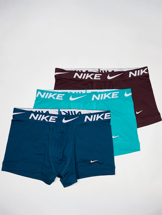 Nike, 3 PACK - Essential Micro Trunk  brown, blue, multi-colour, Image 1 of 2