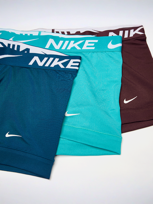 Nike, 3 PACK - Essential Micro Trunk  brown, blue, multi-colour, Image 2 of 2