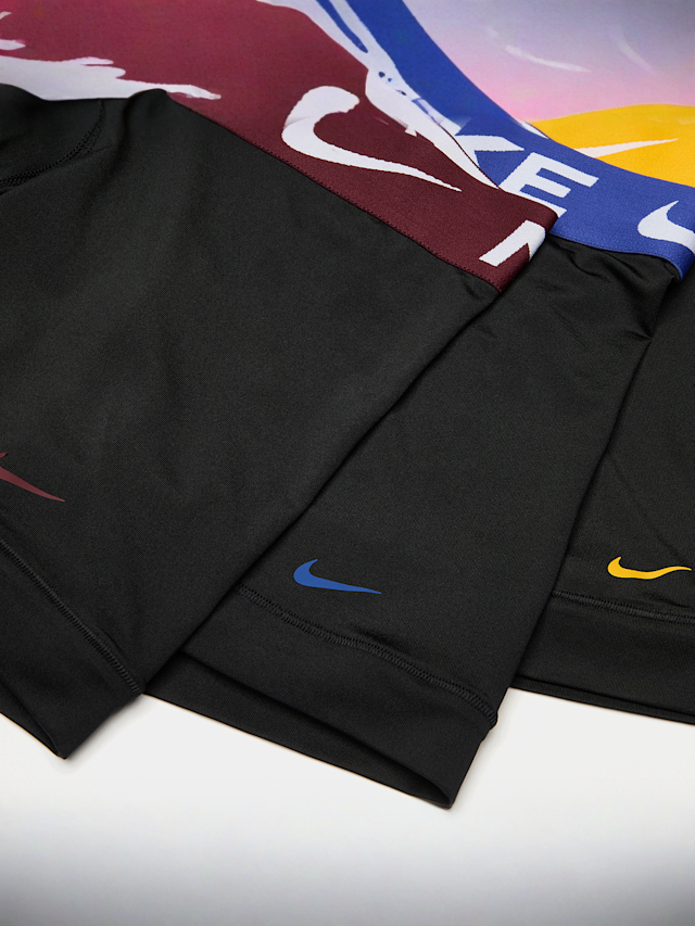 Nike, 3 PACK - Essential Micro Trunk  brown, blue, black, Image 2 of 2