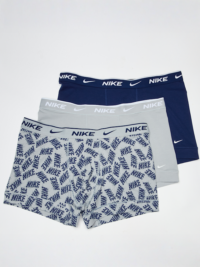 Nike  , 3 PACK - Everyday Cotton Stretch  blue, grey, multi-colour, Image 1 of 2