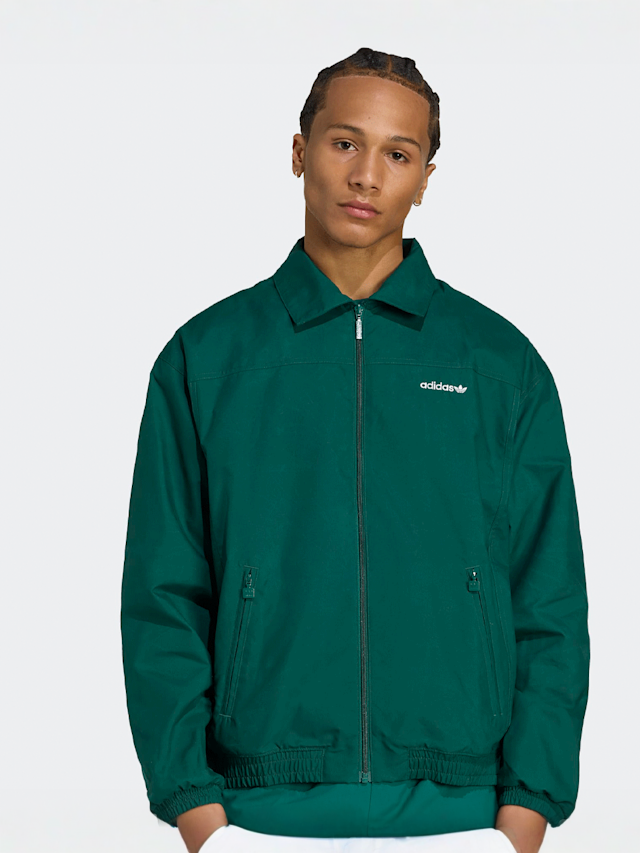 adidas Originals, Brushed Track Jacket, green, Image 1 of 5