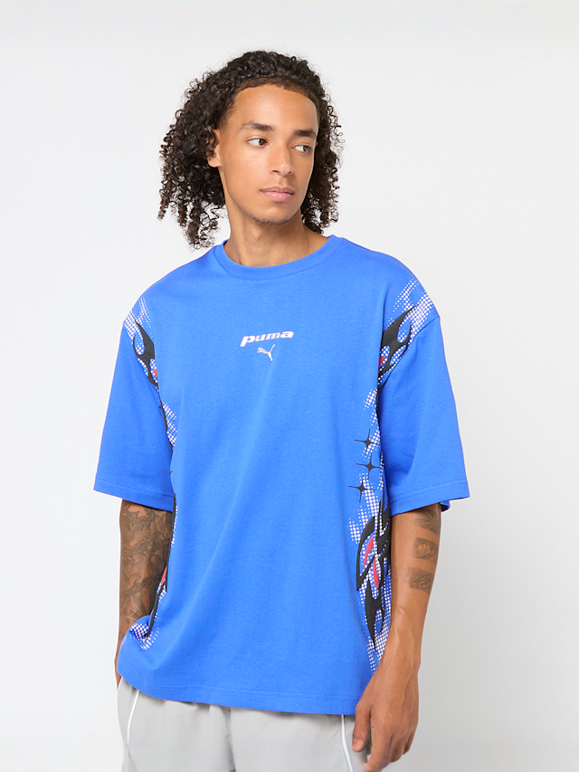 PUMA, Pumatech-X Boxy Tee, niebieski, Obraz 1 z 6