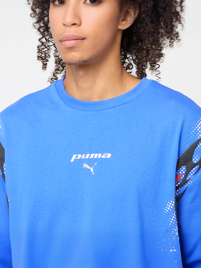 PUMA, Pumatech-X Boxy Tee, blauw, Afbeelding 3 van 6