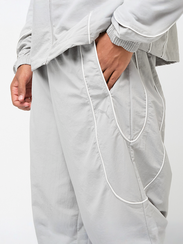 PUMA, Pumatech-X Relaxed Track Pant Woven, grey, Image 6 of 8