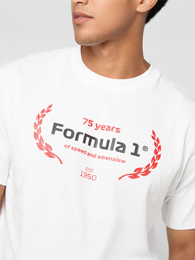 PUMA, F1 Essentials Graphic Tee, white, Image 3 of 6