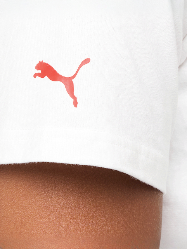 PUMA, F1 Essentials Graphic Tee, white, Image 5 of 6