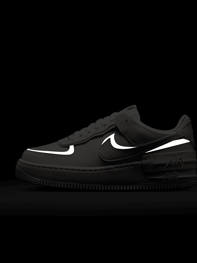 Nike, WMNS Air Force 1 Shadow, white, Image 8 of 9