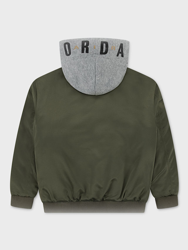 Jordan, Big Logo Hooded Bomber, green, Image 2 of 4