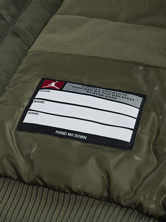 Jordan, Big Logo Hooded Bomber, green, Image 4 of 4