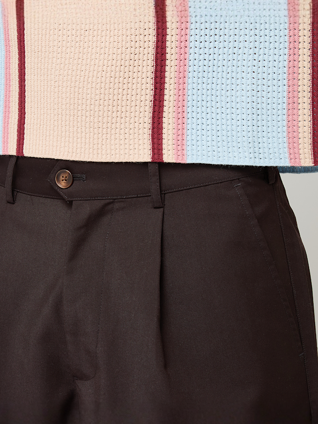 Prohibited, Pleated Shorts, brown, Image 3 of 5