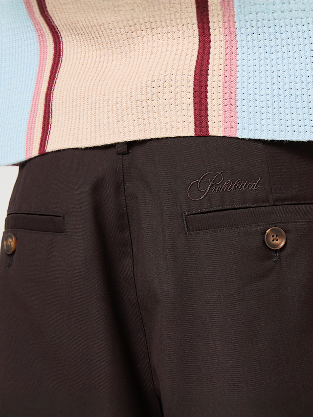 Prohibited, Pleated Shorts, brown, Image 4 of 5