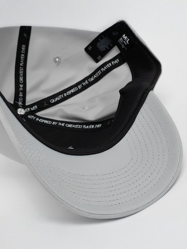Jordan, Rise Structured Metal Jumpman Hat, grey, Image 3 of 4