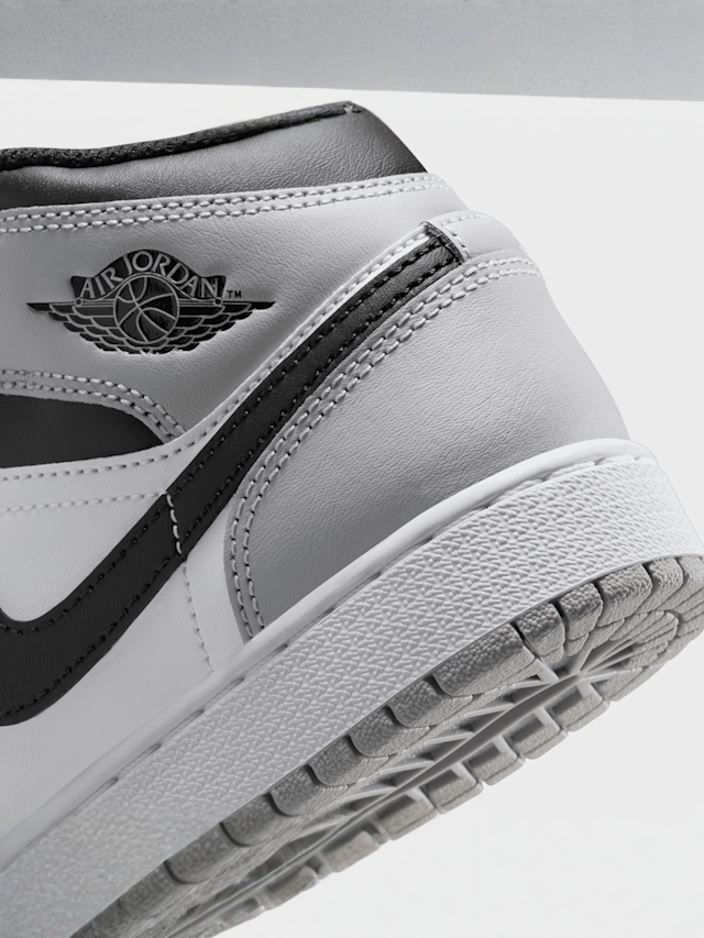 Jordan, Jordan 1 Mid (GS), white, Image 8 of 8