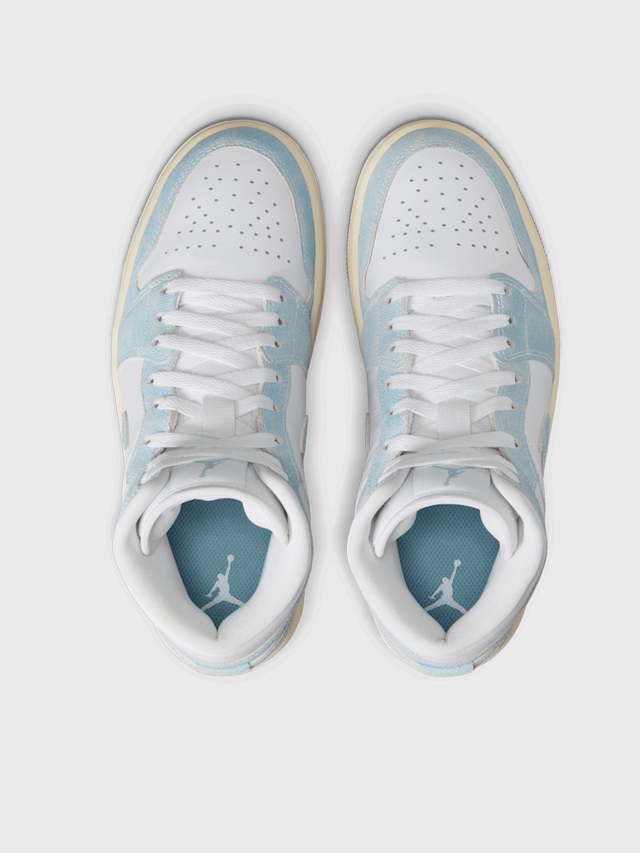 Jordan, Air Jordan 1 Mid, white, Image 6 of 9