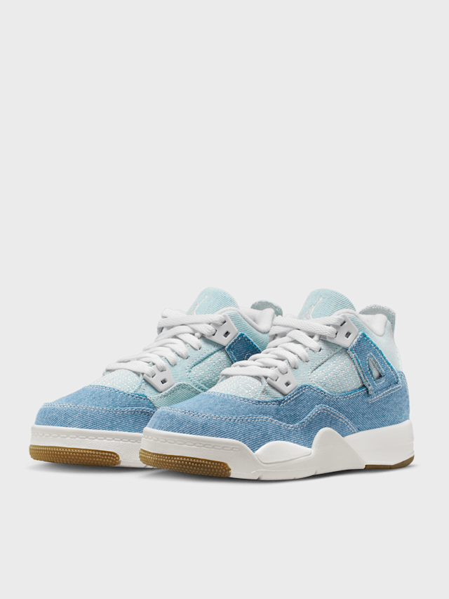 Jordan, Jordan 4 Retro "Worn Blue" Children, blue, Image 3 of 8